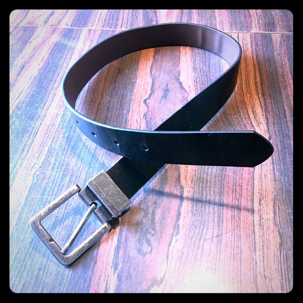 Boys reversible leather belt